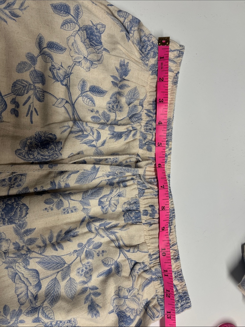 Allie Rose Women's Floral Print Lounge Set with Tank Top and Drawstring Pants - Picture 7 of 8